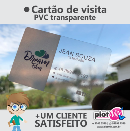 Cartão em pvc